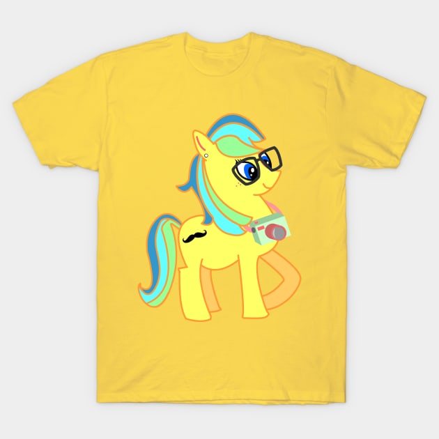 My Little Hipster - Yellow T-Shirt by randomgeekery